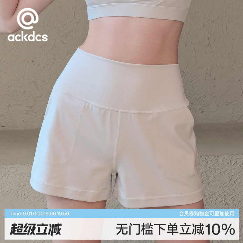Ackdcs高腰瑜伽短裤女夏季三分裤图片