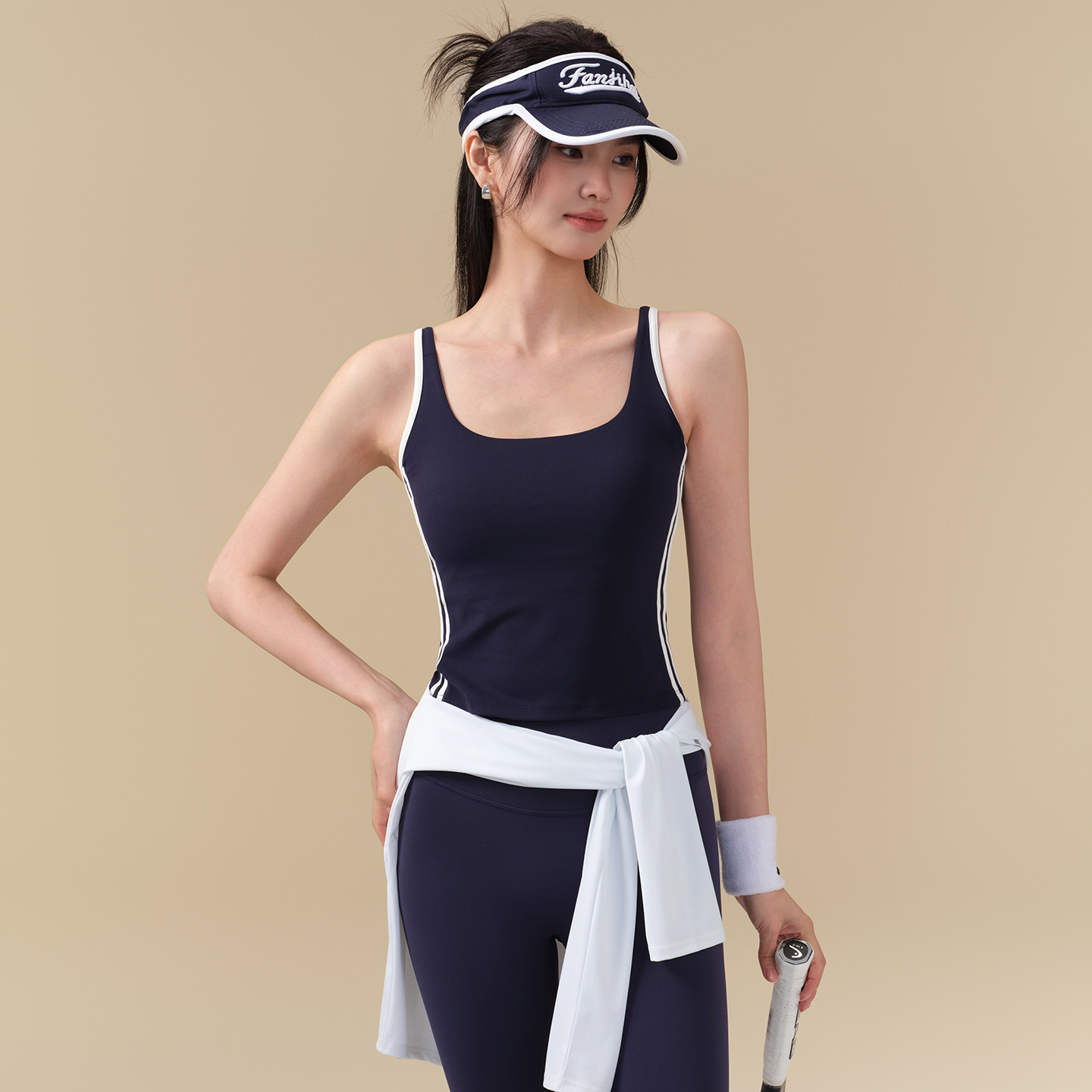 Ackdcs高级感瑜伽服女外穿一体式跑步训练背心防震普拉提健身上衣,运动/瑜伽/健身/球迷用品,瑜伽背心,淘宝优惠券,粉丝福利购,淘宝优惠卷