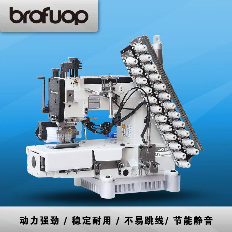 厂家直销vc008电脑多针机多规格特种机拉腰橡筋打揽打折缝纫机