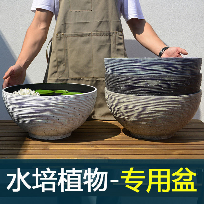 古法鱼缸养鱼池大水缸花盆莲生态