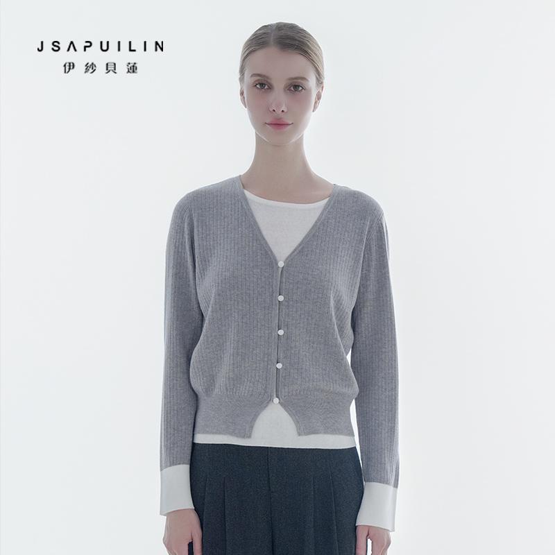 伊纱贝莲法式时尚针织衫