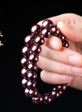 发黑辰砂乌金辰砂手链本年年男女款朱砂手链手串节日礼物