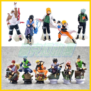 火影忍者小手办模型鸣人我爱罗卡卡西佐助四代小樱鹿丸奇拉比公仔