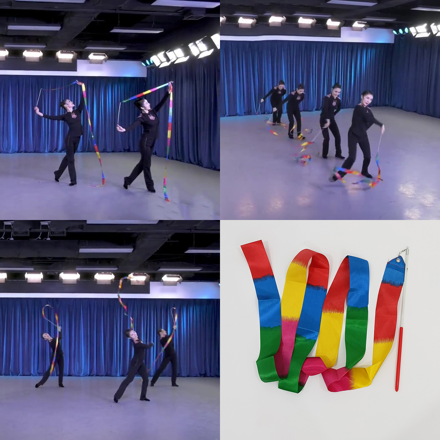 中国民族民间舞考级五级彩绸