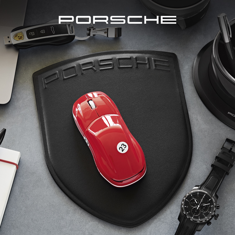 保时捷Porsche真皮鼠标垫