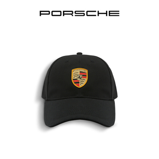 官方正品 Porsche 保时捷 刺绣盾徽棒球帽休闲鸭舌帽 经典 系列