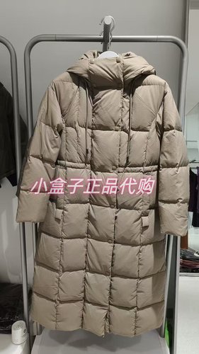 2025正品艾莱依冬新款连帽双排女羽绒服货号6025201005吊牌价1597