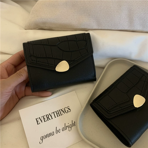 Ретро черный бумажник, сумка через плечо, изысканная брендовая маленькая небольшая сумка, картхолдер, кошелек