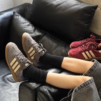 儿童德训鞋2024秋冬新款女童软底真皮休闲鞋男童加绒运动鞋二棉鞋