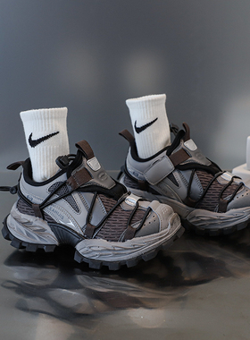 巴家男童老爹鞋加绒冬季新款儿童防滑休闲鞋中大童时尚二棉运动鞋