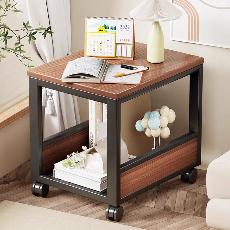 茶几茶水架麻将桌小边几置物架子卧室阳台沙发边可移动茶水桌