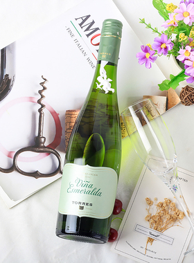 宝石半干白葡萄酒 Torres Vina Esmeralda西班牙原瓶进口