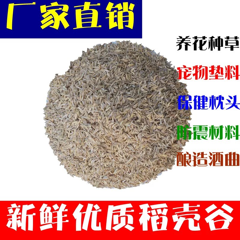 新鲜稻壳饲料东北原产地批发走量