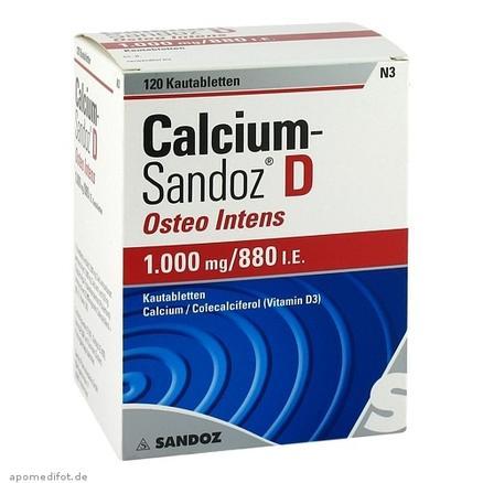 CALCIUM SANDOZ D 补钙片 咀嚼片 120片 保健食品/膳食营养补充食品 综合功效保健食品 原图主图