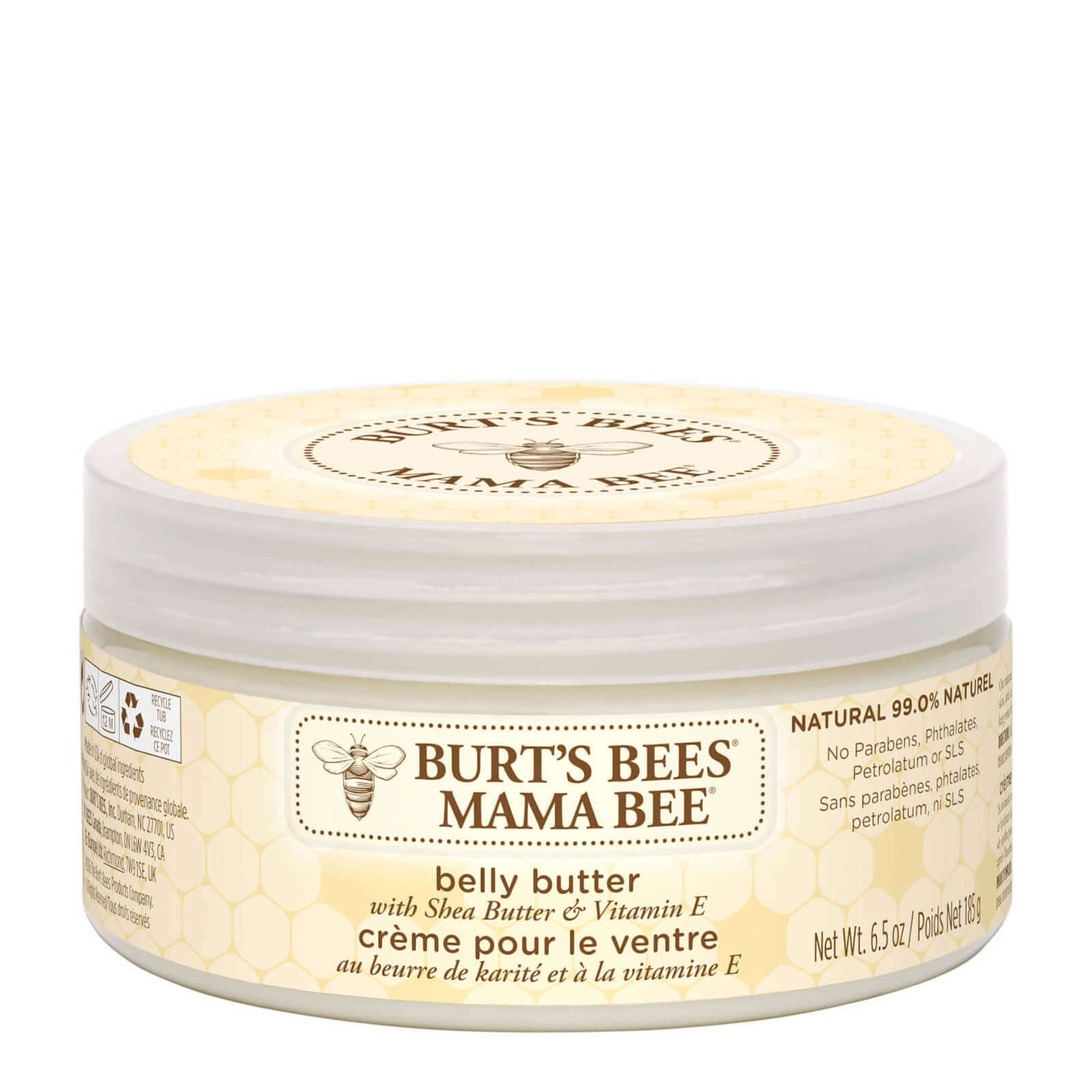 burts bees小蜜蜂怀孕妈妈紧致防妊娠纹膏187.1g