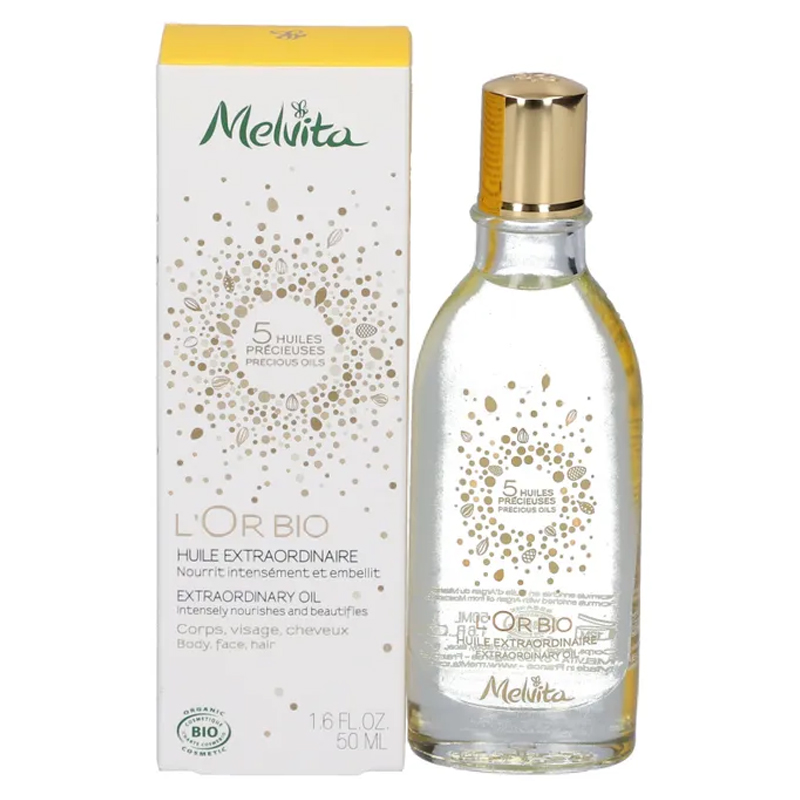 Melvita蜜葳特L'Or Bio 非凡身体油面部油头发油 万能油50ml