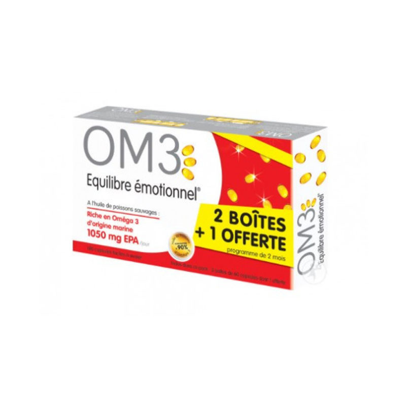 superdiet舒伯妮尔 OM3鱼油胶囊3*60粒辅助情绪