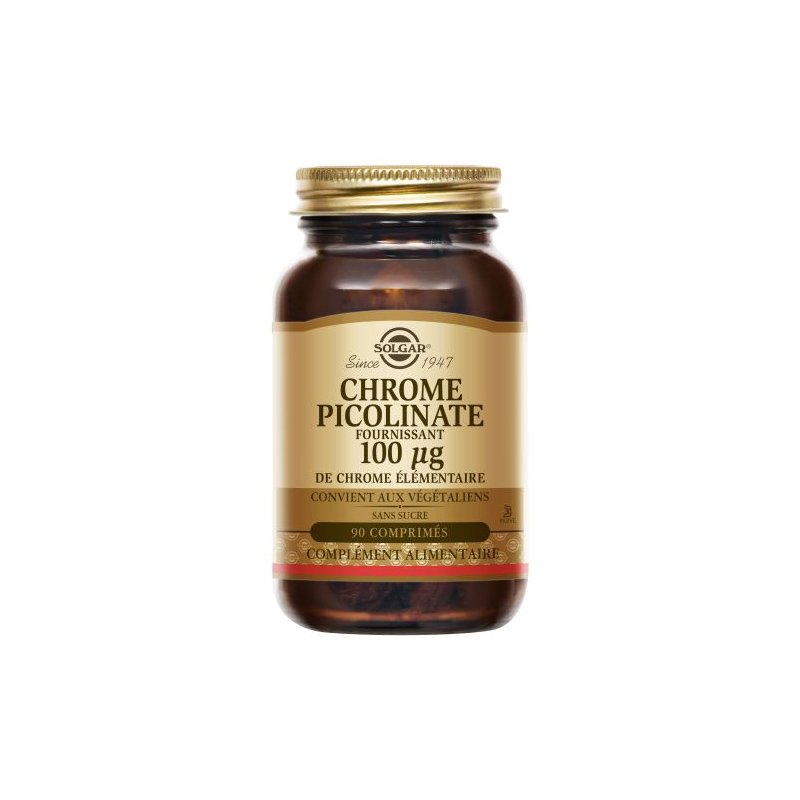 SOLGAR 吡啶甲酸铬 100μg 90片官方旗舰店