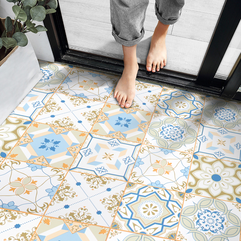 江悦加厚防水PVC地板贴纸