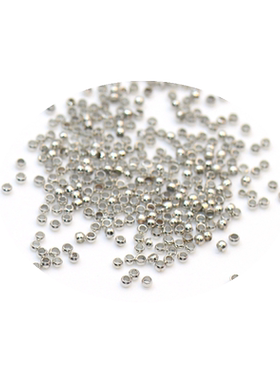 定位珠2.0/2.5mm串珠丝线收尾夹珠DIY手工饰品项链穿珠小配件材料