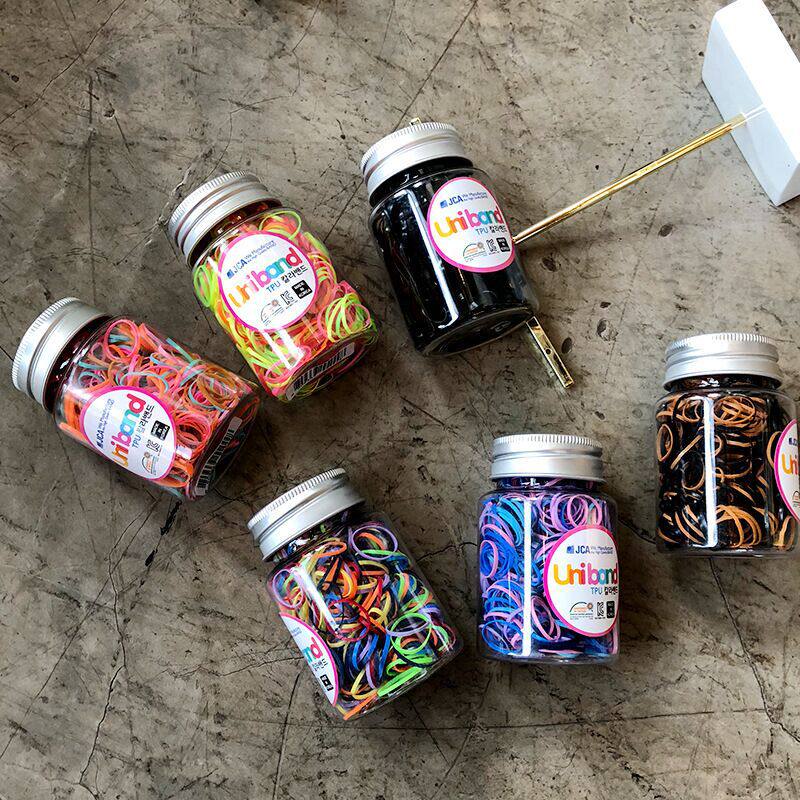 韩版宝宝黑色发圈橡皮筋不伤发透