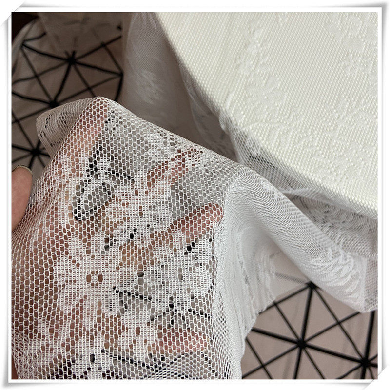 复古网纱镂空白色蕾丝桌布玫瑰桌布野餐布盖布摆拍背景布法式台布