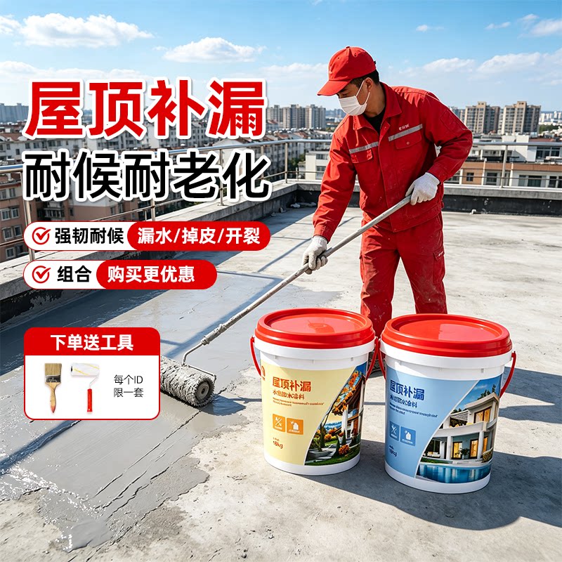 东方雨虹屋顶防水补漏涂料图片