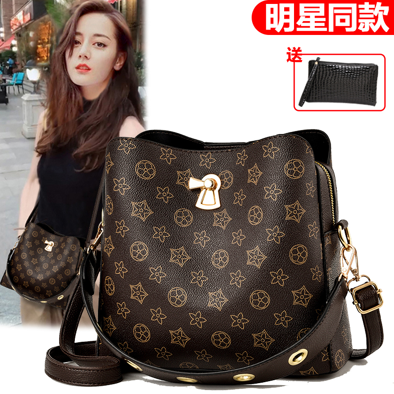 夏季女士水桶包包女包2024新款时尚网红小包洋气百搭单肩斜挎包潮