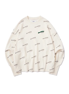 Earthling 白色复古logo长袖T袖