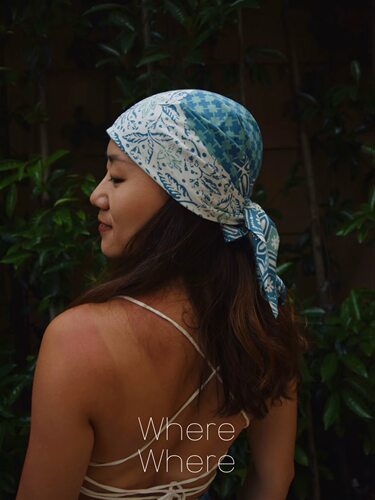 【群岛地图-方巾】WhereWhere原创设计印尼手工蜡染方巾