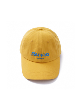 Earthling 黄色红色棒球帽遮阳帽男女同款