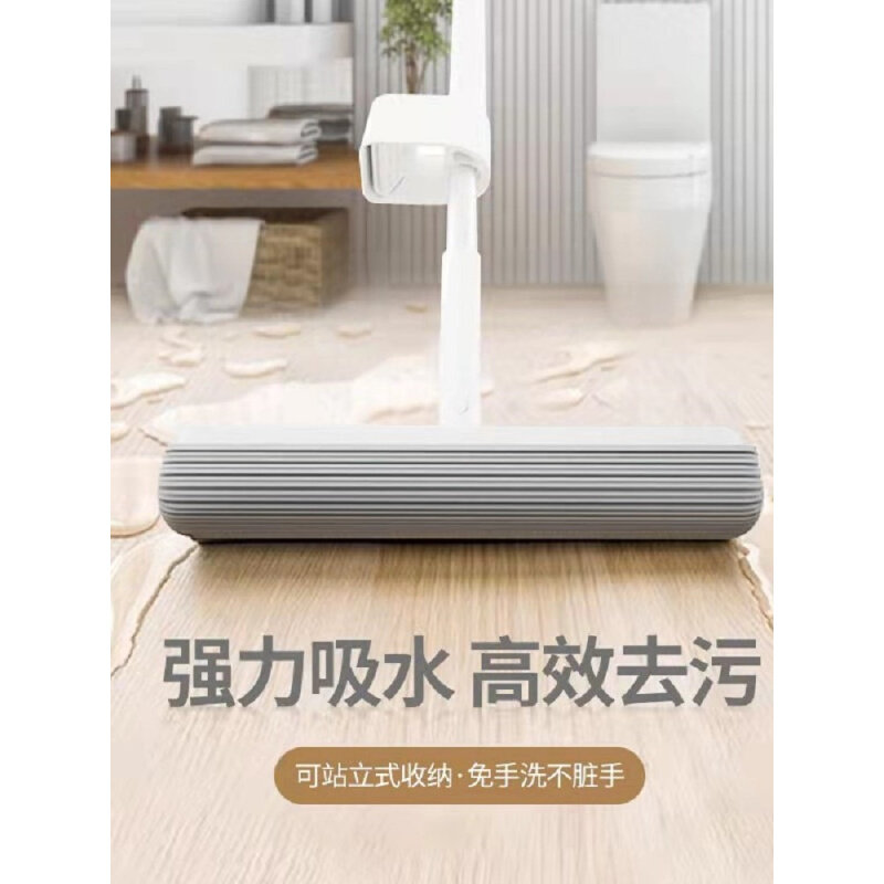 速发0O9Z【简简风百货】胶绵拖把免手洗懒人一拖净平板大号变硬无