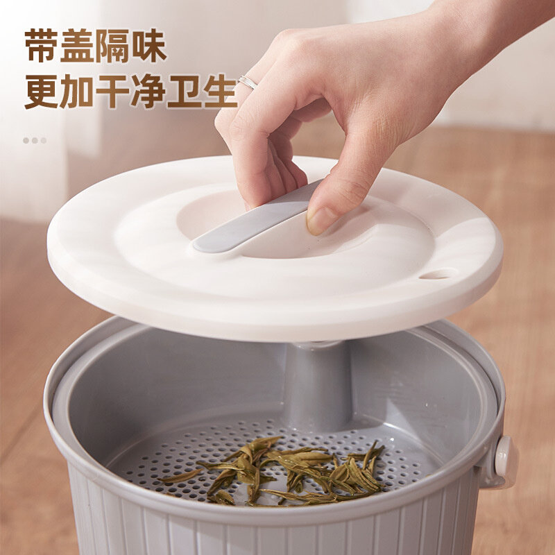 速发Z655茶水桶废水桶茶渣桶功夫茶具配件茶台分离过滤茶漏茶道接