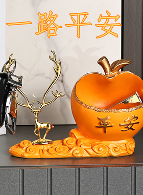 速发玄关入收纳摆饰乔迁新居家居放进户门口鞋柜装饰品招财鹿摆件