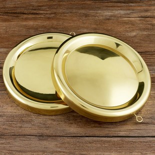 速发纯凹镜招财镇宅铜镜黄镜门对门五凸家居挂门窗装 饰镜尖角路冲