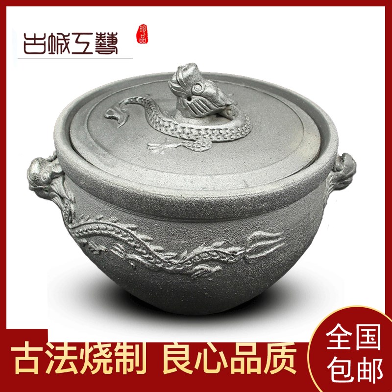 速发原生生辅食煲汤老砂锅陶瓷超大瓦养态汤号罐炖盅明火耐热餐饮