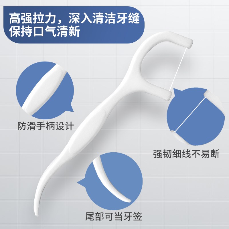 速发一次性牙线棒家用超细剔牙洁牙牙签便携牙线盒牙线签便携家庭