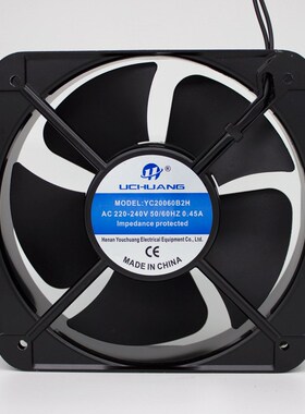 速发供应0C2Y060B2H工业用散机 22080V大风量滚珠机柜散扇