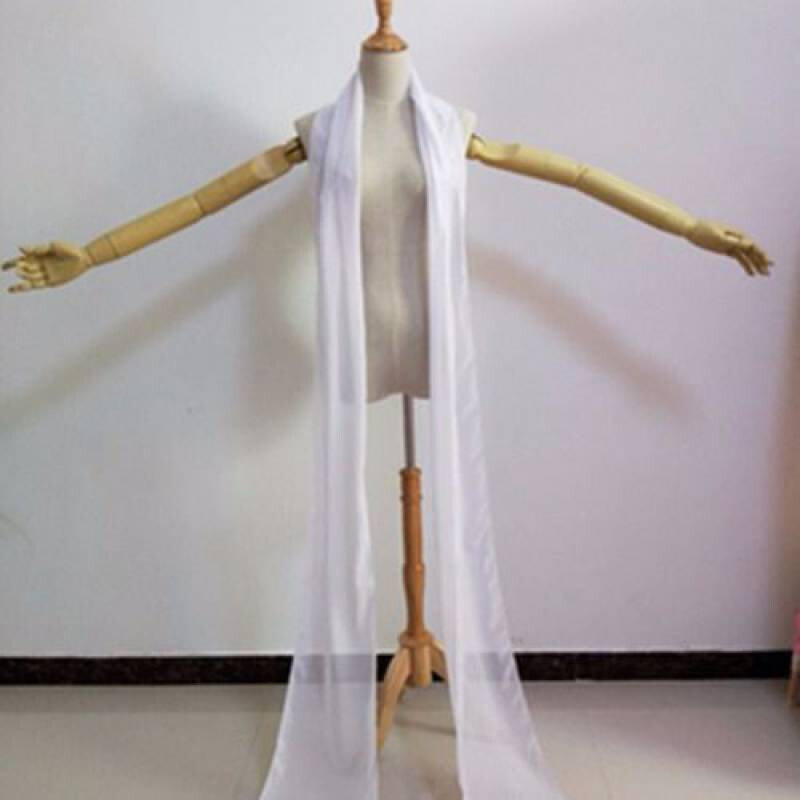 高货古装无接缝汉服雪纺披帛汉唐古装披巾精美舞台表演仙女古典长