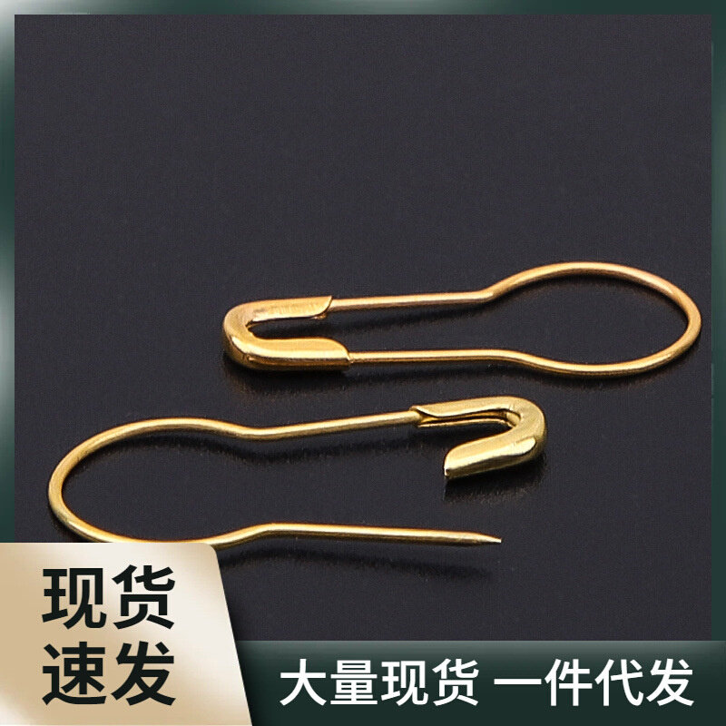 速发IQ8O质优古铜色葫芦别针梨形针吊牌别针小别针扣关针别针古铜