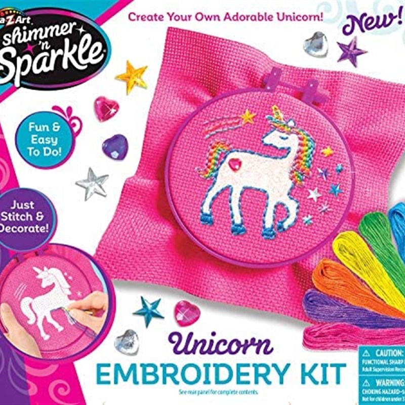 速发Cra-Z-t Shimr & SpkleoUor Embr idery KitCra-Z