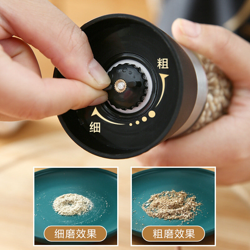 速发EQ4F胡椒研磨器厨房手动辣椒罐黑胡椒研磨器胡椒粉家用现磨胡