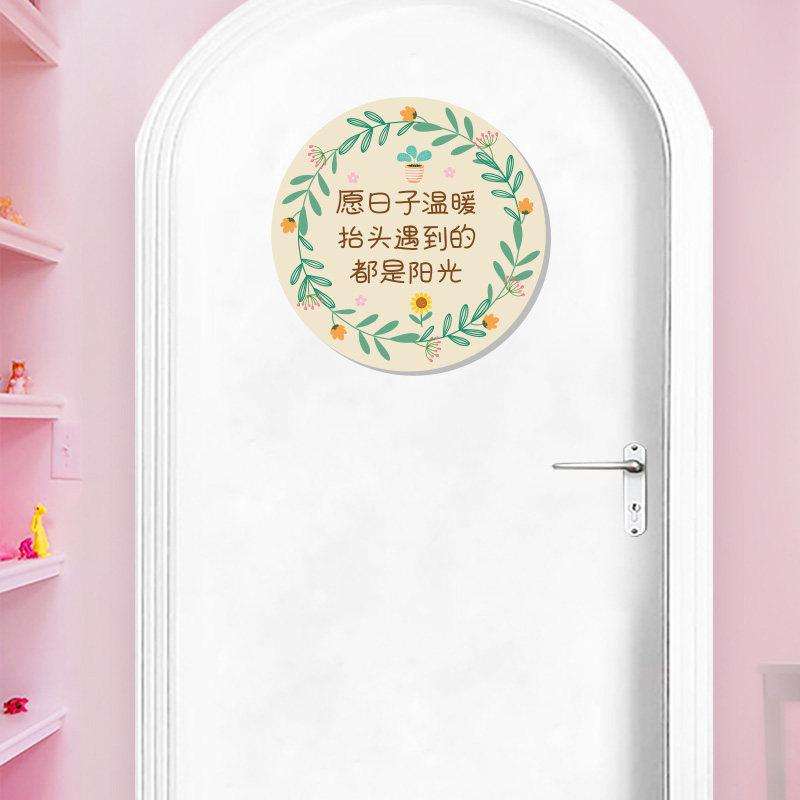 速发租房造改用贴门贴纸木门翻新自粘门上装饰遮丑补洞神器墙品画