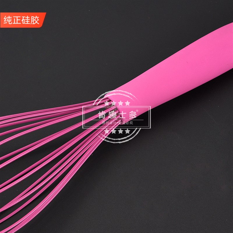 速发肯热士多趣销打蛋器家用手持式耐高温号胶大硅搅拌棒厨房烘焙