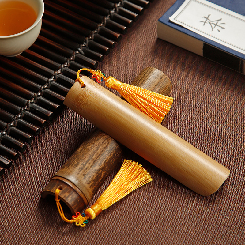 速发纯手工竹制茶则件式茶勺茶铲赏茶盒茶夹茶荷夫功茶具配日茶拨