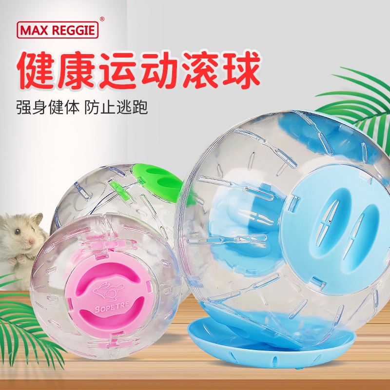 速发仓天夏跑玩具跑球鼠轮运动球花枝鼠松鼠金丝熊跑步球滚球运动