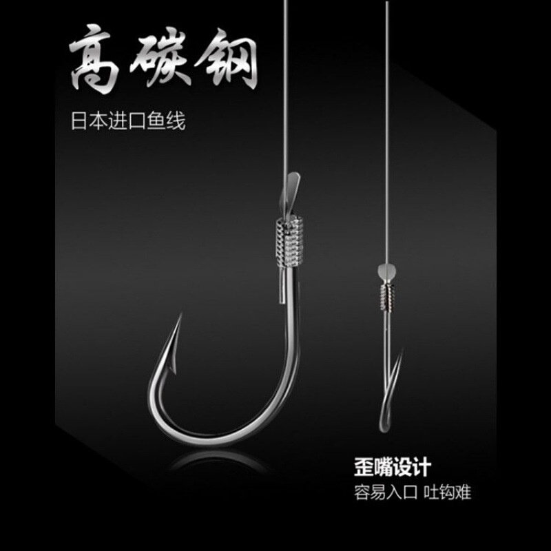 速发子线成品伊豆歪嘴鱼钩绑双钩野钓鲫鱼鲤鱼防缠绕钓鱼钩热直供