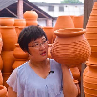 速发海蒂的种园 桂花龙窑红陶盆园罐陶艺组合花卉盆栽陶土花植花