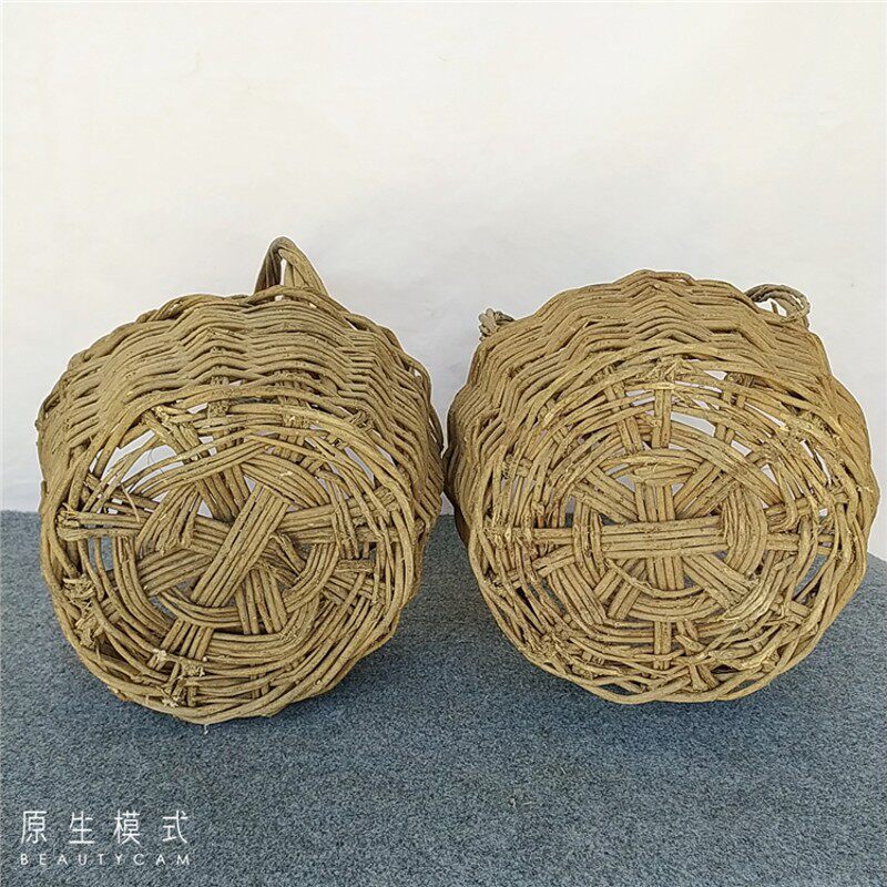 速发民俗老工场老篮子农村柳编物具筐旧货市件杂项收藏品复古装饰