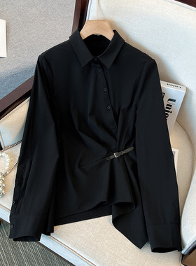 速发大码冬025秋2新款正腰不规则收肩外套洋气减龄上衣